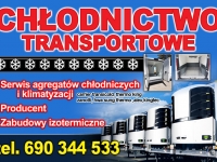 Auto-chłodnie Tel: 690-344-533 transport chłodniczy mazowieckie zabudowy chłodnicze mazowieckie woj. najtaniej serwis samochodowych agregatów chłodniczych mazowieckie